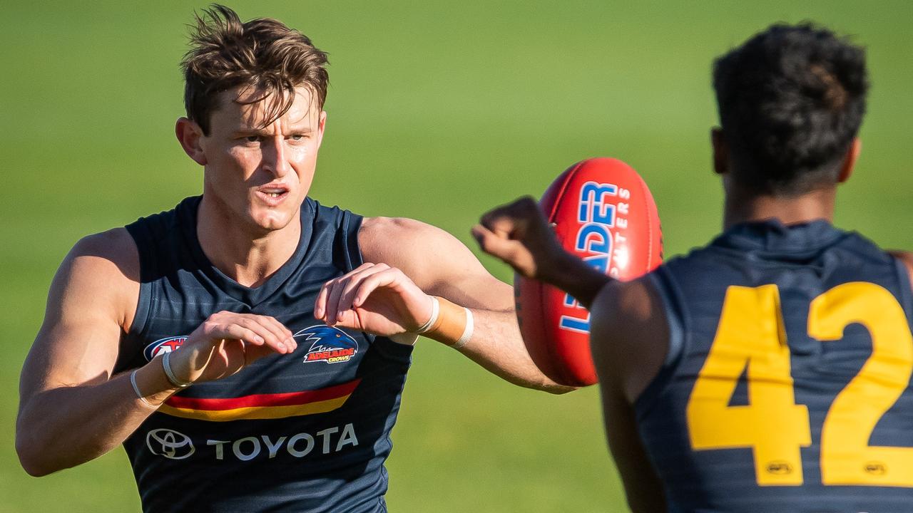 Matt Crouch has signed a two-year deal to stay the Crows. Picture: Tom Huntley