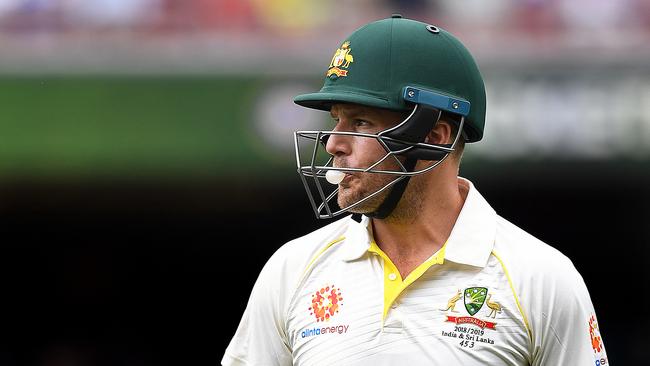 Australian batsman Aaron Finch has been axed ahead of the Sri Lanka series. Picture: AAP