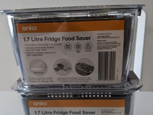 Anko by Kmart Fridge Saver. Picture: Facebook/KMART HACKS & DECOR, Instagram/@coralbayabode.