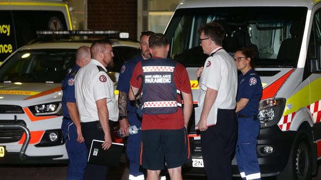 Hospital crews were on the ground. Picture: Bill Hearne