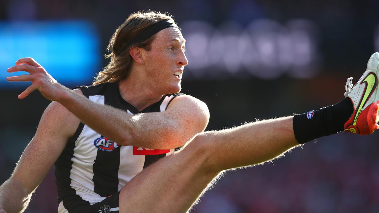 Nathan Murphy has excelled in his role as a lockdown defender at Collingwood.