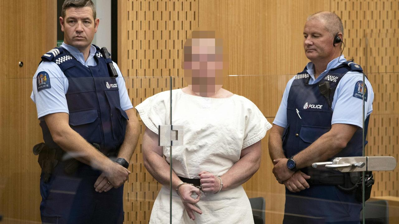 Brenton Tarrant in court. Picture: Mark Mitchell/AFP 