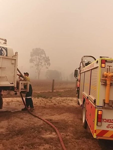 Residents were advised to evacuate. Picture: Leslie Cullen