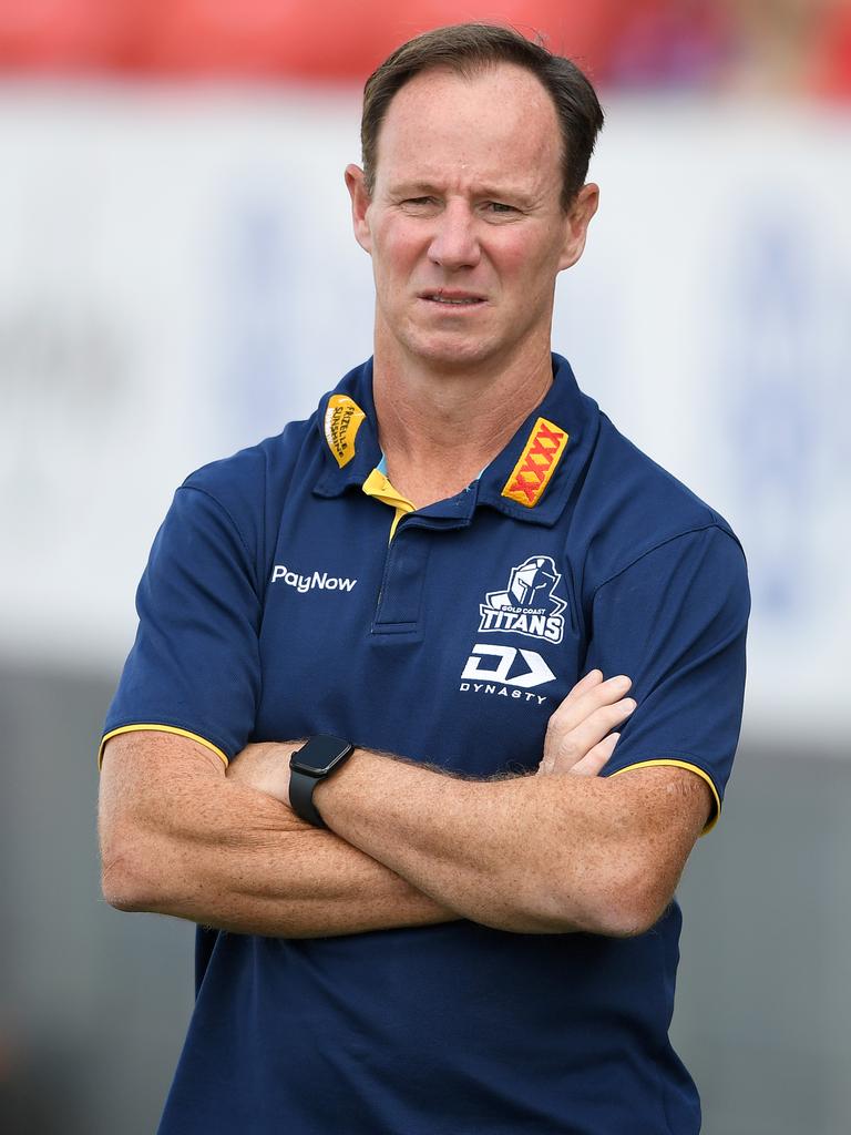 Sacked Titans coach Justin Holbrook. Picture: NRL Imagery