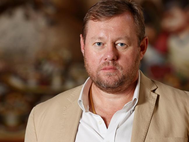 Headshot of owner Andrew Park at Jumbo Thai Restaurant in Brisbane CBD. Pics Tara Croser.