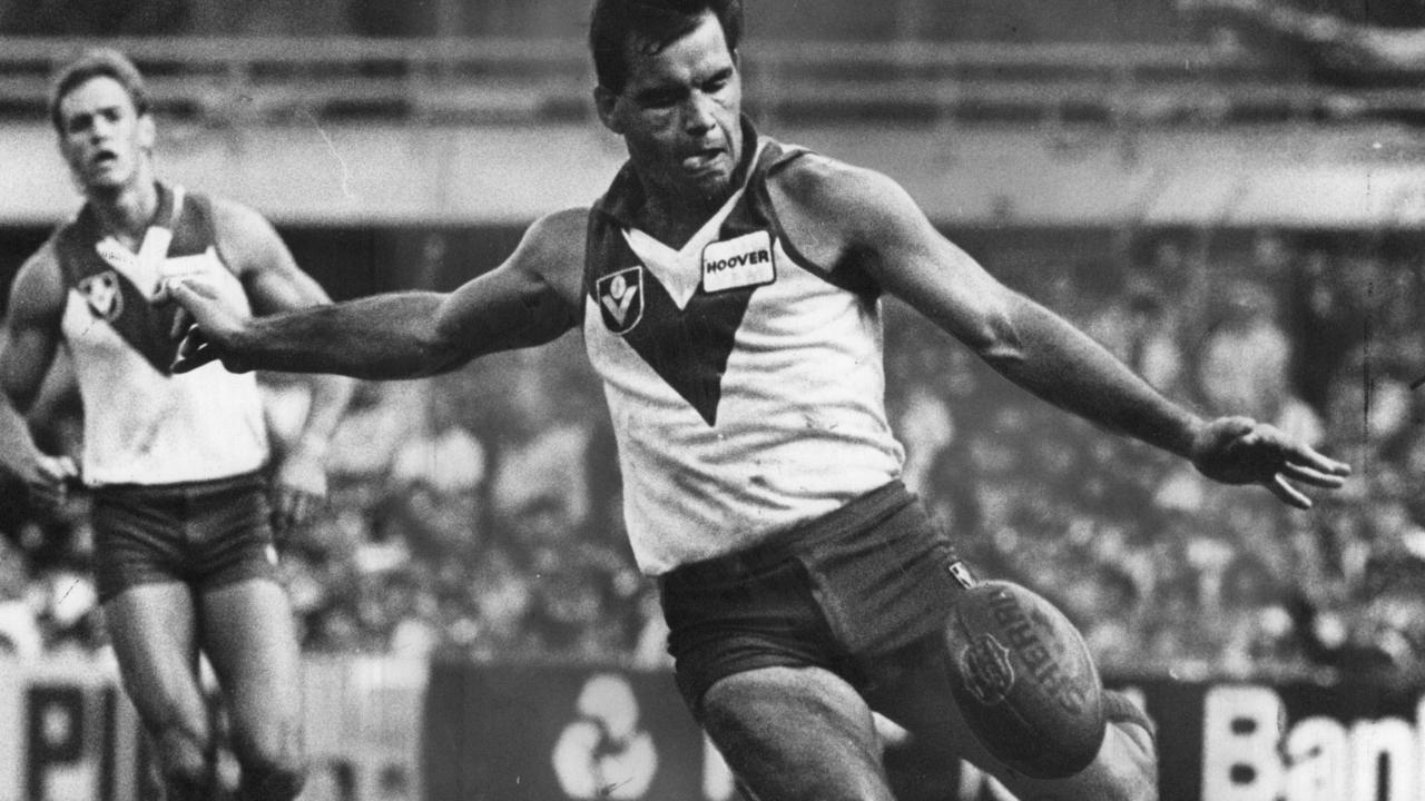 Superstar centreman Greg Williams won one of his two Brownlow Medals while playing for the Swans.