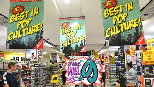 Maurice Blackburn Lawyers alleges JB Hi-Fi engaged in ‘misleading or deceptive conduct’. Picture: NCA NewsWire / Jeremy Piper