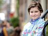 Eleven year-old Belgian-Dutch student Laurent Simons poses in Amsterdam on July 6, 2021, after receiving his bachelor's degree in Physics from the University of Antwerp. (Photo by ROBIN VAN LONKHUIJSEN / ANP / AFP) / Netherlands OUT