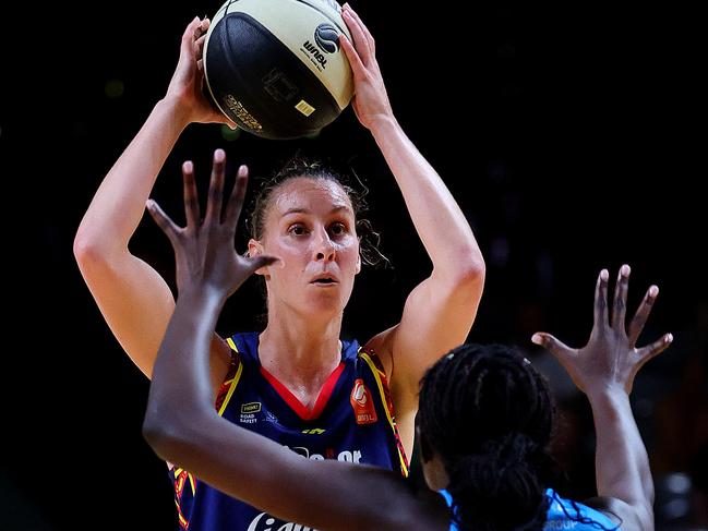 Paris Olympic bronze medallist Steph Talbot will be one of the losses for Adelaide Lightning and the WNBL if the team folds. Picture: Sarah Reed/Getty Images