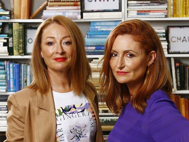 MOSMAN DAILY ONLY. SEE EDITOR TIM MCINTYRE BEFORE ANY USE. L to R: sisters  Alexandra and Genevieve Smart who are behind the fashion label Ginger+Smart. Picture: John Appleyard