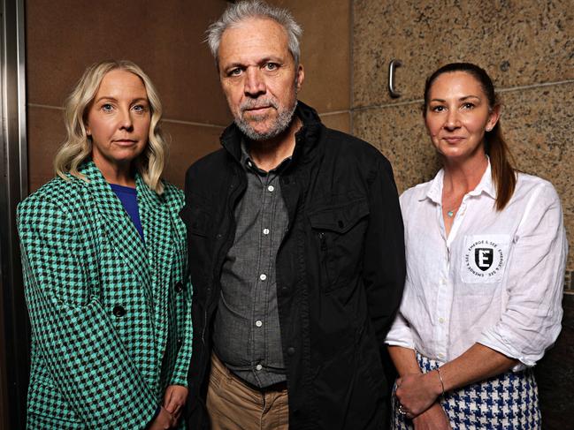 (From left) Alana Singleton, Prof Zachary Steel and Pia Schindler. Ms Singleton and Ms Schindler are former police officers who work with Prof. Zachary Steel helping front line workers and volunteers deal with trauma. Picture: Adam Yip