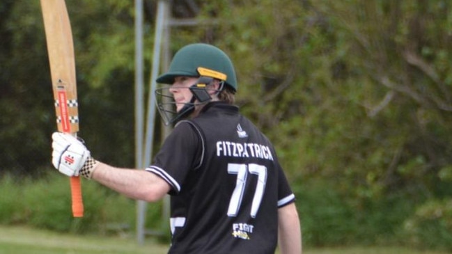 Camberwell Magpies youngster Liam Fitzpatrick scored his maiden Premier Cricket century.