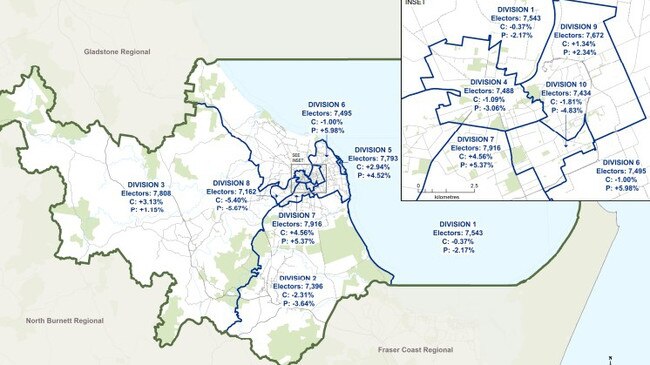 Residents in some corners of Bundaberg will be voting in new divisions in 2024.