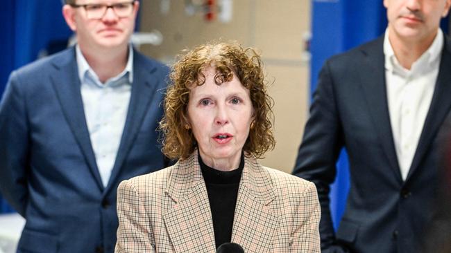 SA Health chief executive Dr Robyn Lawrence insisted she had confidence in the hospital’s leadership and patient care. Picture: NCA NewsWire / Brenton Edwards