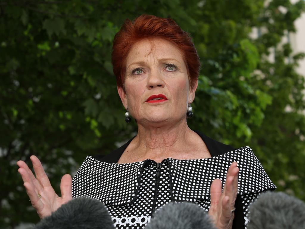 Pauline Hanson is leading calls for Australians to boycott Chinese-made products. Picture: Gary Ramage
