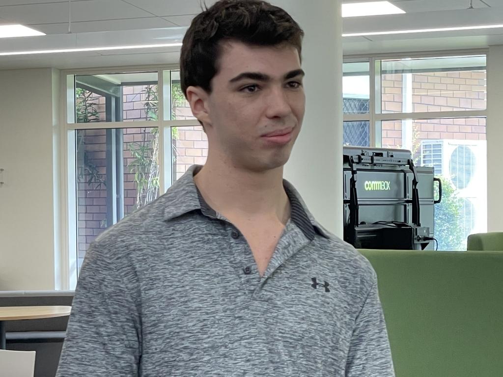 Dylan Itzstein said he wasn't too stressed over his ATAR score, knowing he'd already done everything he could. Photo: Fergus Gregg