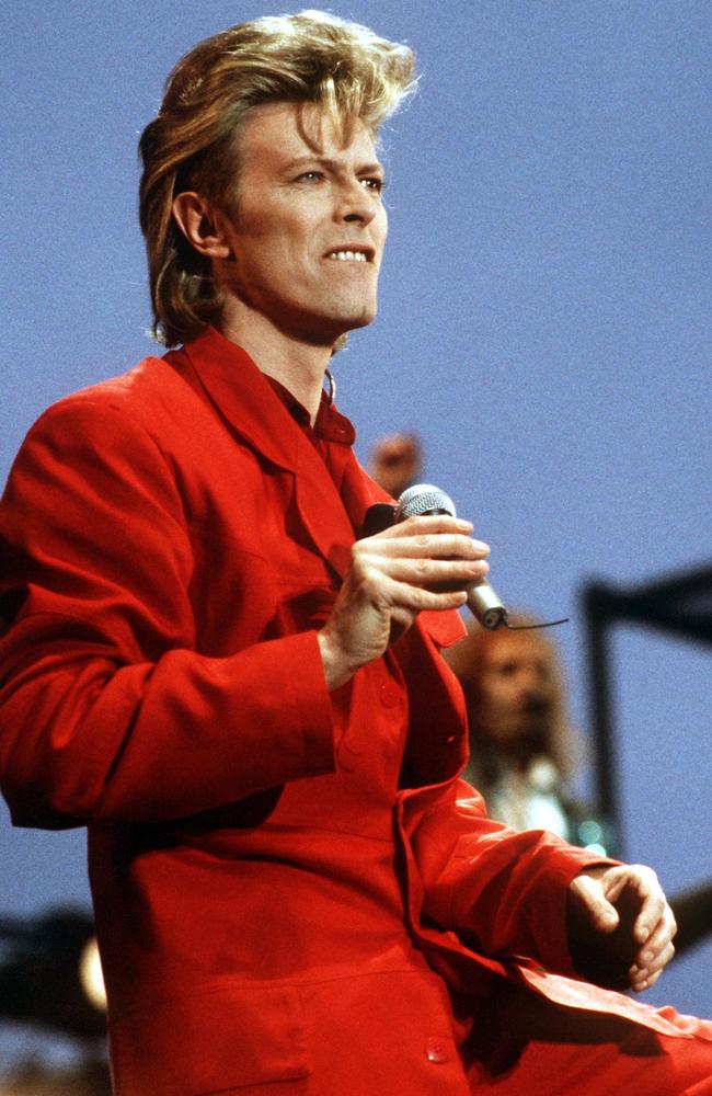 The wild life of David Bowie is being revealed in a new book. Picture: Werner Baum