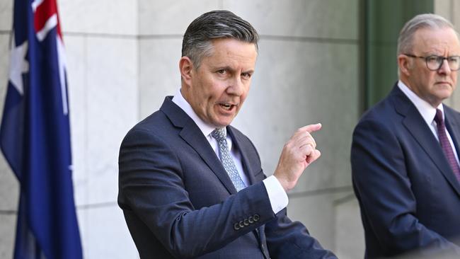 Health Minister Mark Butler will unveil the reforms on Sunday. Picture: NewsWire / Martin Ollman