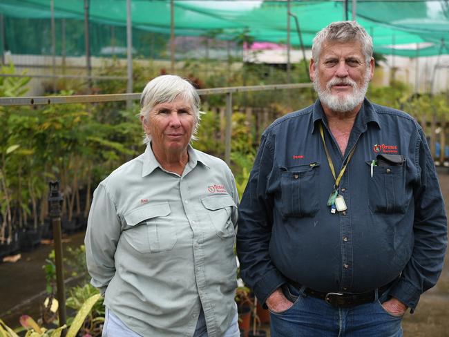 Ann and Daniel Oram's nursery will make way for the new Rockhampton Ring Road.