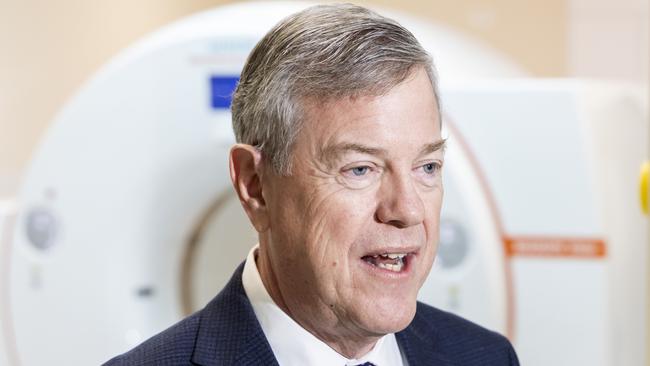 Health Minister Tim Nicholls visiting Diagnostic Radiology at Princess Alexandra Hospital in Woolloongabba, Friday, February 21, 2025 - Picture: Richard Walker