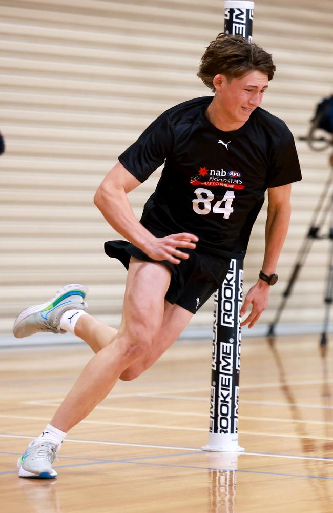 Oscar Kregar is among the Adelaide private school hopefuls. Picture: James Elsby/AFL Photos via Getty Images