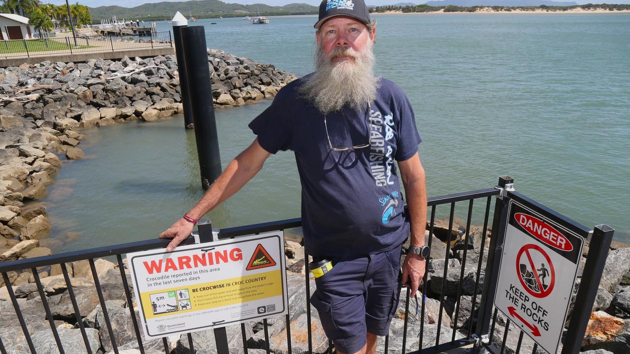 Owner of the Cooktown Lure Shop Russell Bowman has called for tougher penalties and for feeding wild Cape York crocodiles. Picture: Peter Carruthers