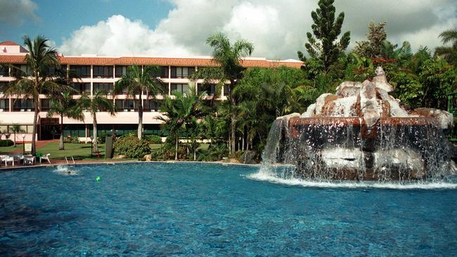 Pool area and accommodation building at Capricorn International Resort Yeppoon Pic Philip/Norrish 09 Feb 1998.