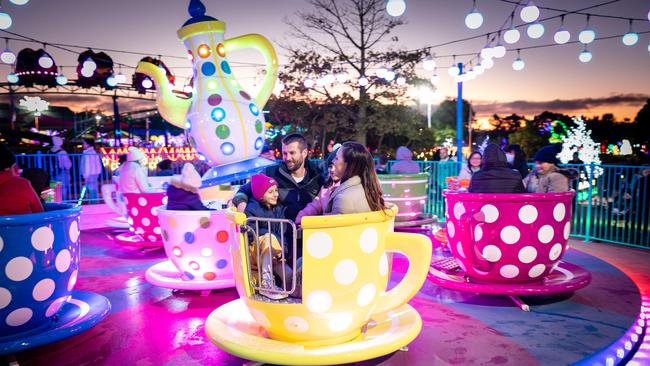 The Winter Glow event in Geelong will feature plenty of winter delights, including eight fun-filled rides. Picture: City of Geelong