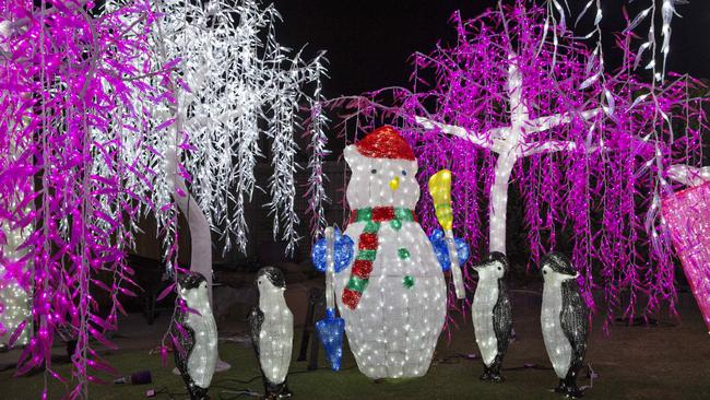 Christmas Light displays on Forest Oak Drive, Upper Coomera. Photo: Jerad Williams