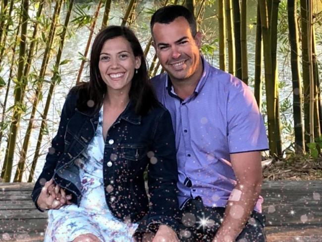 Brian Carter, has been identified as the man killed in yesterday's horror crash on Nambour Connection Rd, Parklands, Pictured here with his wife Alana.