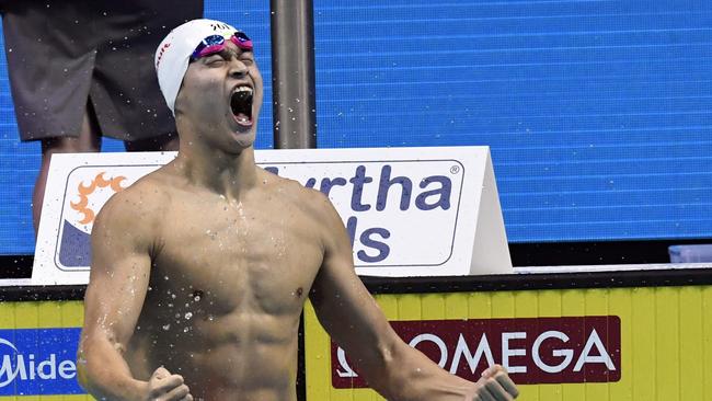 Convicted drug cheat Sun Yang. Picture: AFP