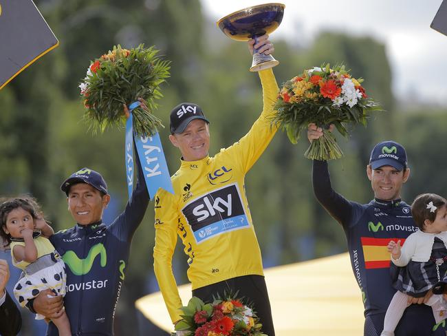 Chris Froome proved too strong for Nairo Quintana and Alejandro Valverde.