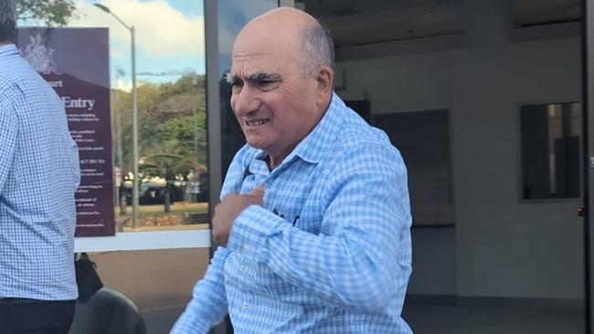 Territory Property Group managing director Ross Anthony Finocchiaro appeared before Darwin Local Court judge on Monday charged with interfering with authorised activities in June 2023.Â Picture: Zizi Averill