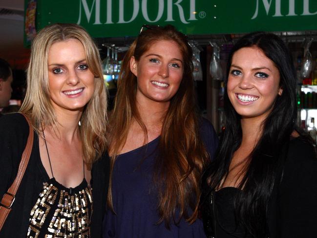 Tess Davies, Tash Harris and Christie Pocock at Billy’s Beach House.