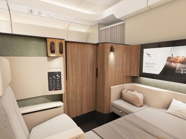 Qantas Airbus A350 Project Sunrise first class