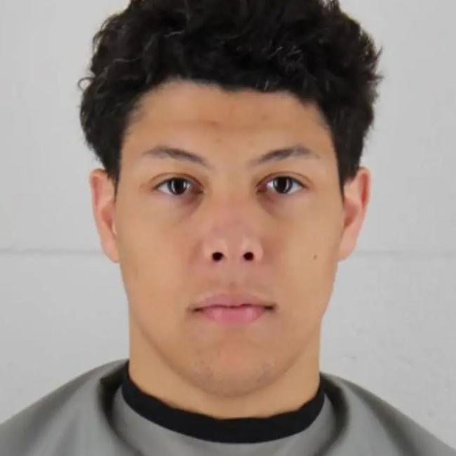 Jackson Mahomes’ mugshot Overland Park Detention Center