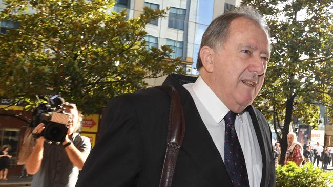 Graeme Curran arrives at the Downing Centre Local Court in Sydney. Picture: Peter Rae