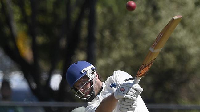 Lucas Agnoletto searches for the boundary. Picture: Andy Brownbill