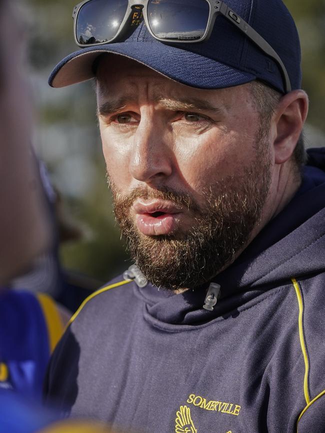 Somerville coach Chris Gamble.