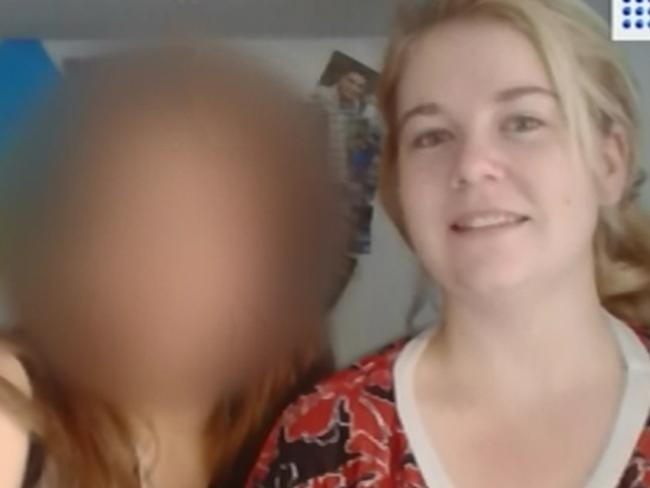 Accused Australian drug smuggler Cassie Sainsbury inside her Colombian jail cell. Picture: 9 News