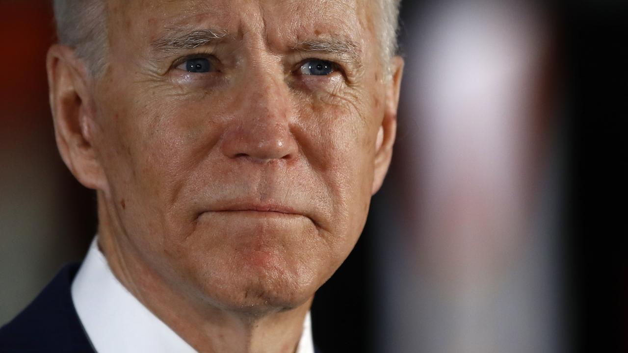 The Democratic challenger, former vice president Joe Biden. Picture: Matt Rourke/AP