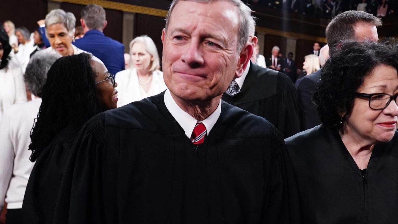 Chief Justice of the US Supreme Court, John Roberts. Picture; Shawn Thew/AFP