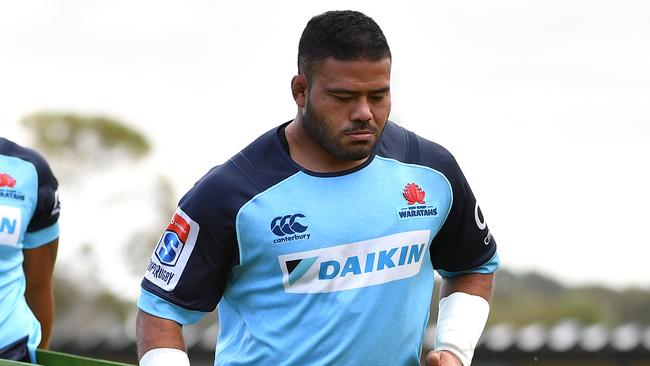 Waratahs hooker Tolu Latu has apologised to his teammates over his drink driving charge. Picture: AAP