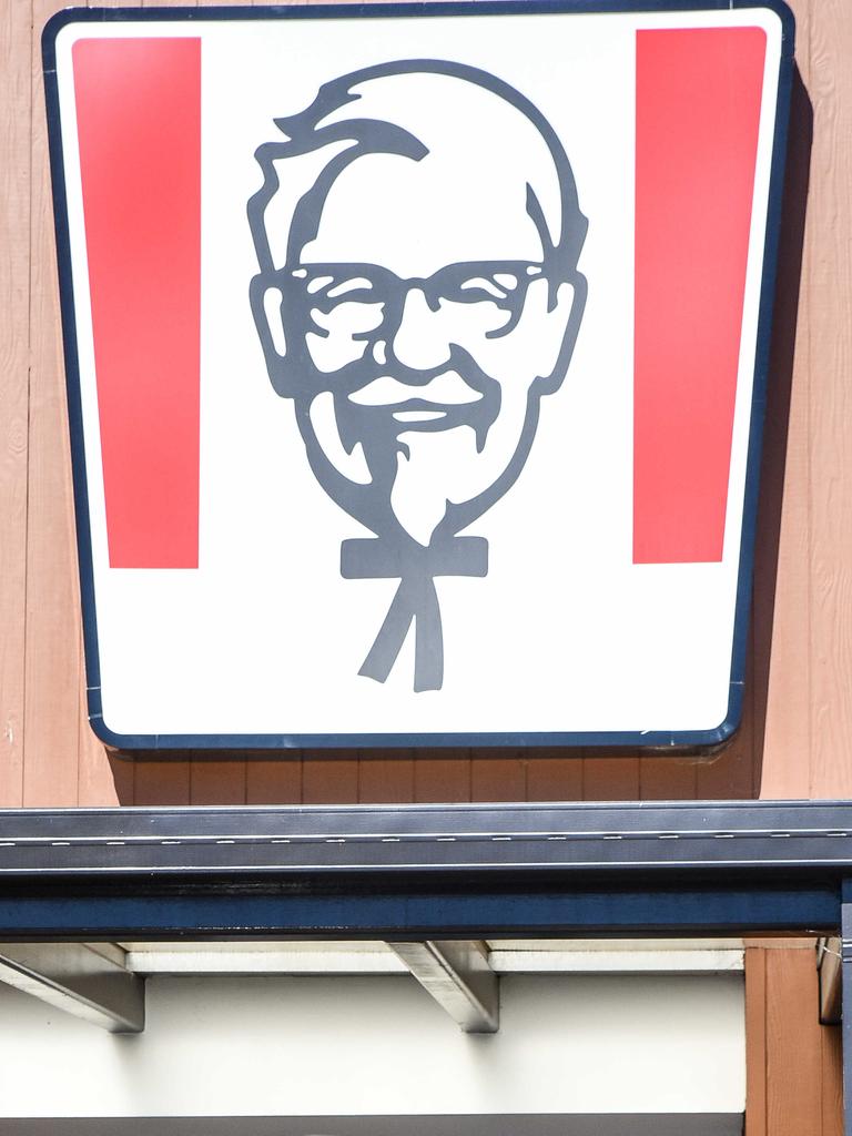 Consumers are spending less at fast food giants like KFC … Picture: NCA NewsWire/Flavio Brancaleone