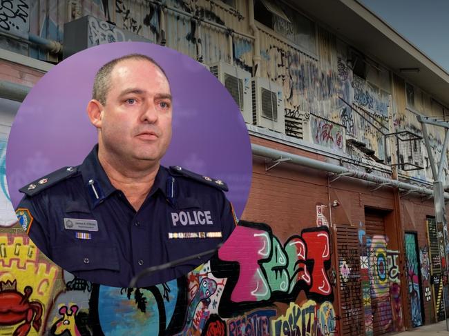 Darwin CBD explosion. Picture: Floss Adams/Bethany Griffiths.