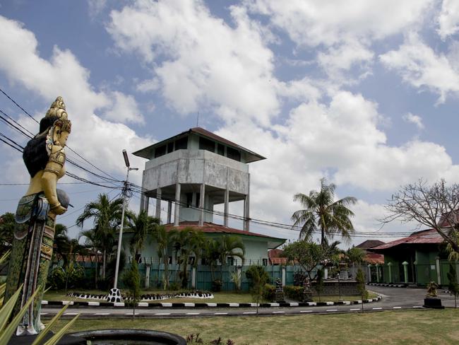 A tower inside Kerobokan Prison in Denpasar, Bali on Monday, Aug. 6, 2012. There are at least twelve Australian prisoners, including drug smugglers Schapelle Corby and members of the 'Bali Nine', serving sentence inside the jail. Corby was recently granted clemency by the Indonesian President, with a five-year cut in her 20 year sentence. (AAP Image/Johannes Christo) NO ARCHIVING