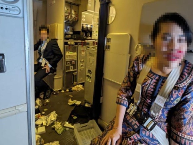 Video is emerging of Singapore Airlines #SQ321 experiencing severe turbulence. One person has died and multiple people have been injured on a Singapore Airlines flight that experienced “severe turbulence”. Picture: Twitter