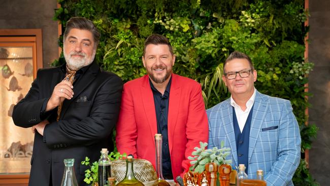 Matt Preston, Manu Feildel and Gary Mehigan Judges on Plate of Origin, Channel 7