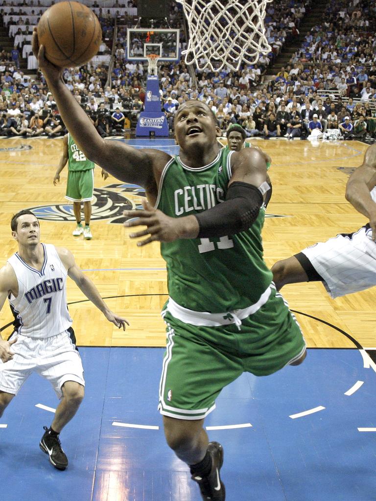 Glen ‘Big Baby’ Davis remains a Celtics cult hero. AP Photo/John Raoux.