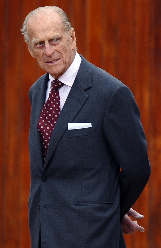 The new image of Prince George is being viewed as a tribute to his late great-grandfather, Prince Philip. Picture: AFP